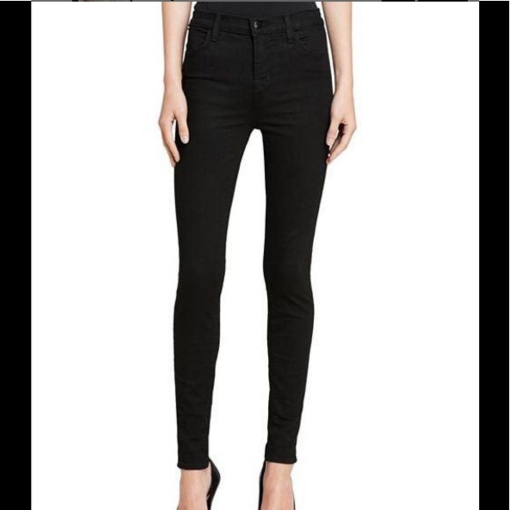 J Brand high rise skinny Maria jeans. Size 30. Black. NWT *New Never Worn*